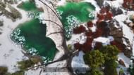 Use this large lake as the reference point (Image via Studio Wildcard | YouTube/Jonna-X)